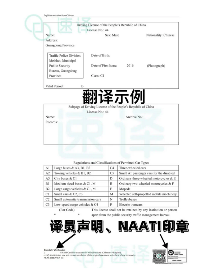 速译 澳大利亚NAATI认证译员翻译服务